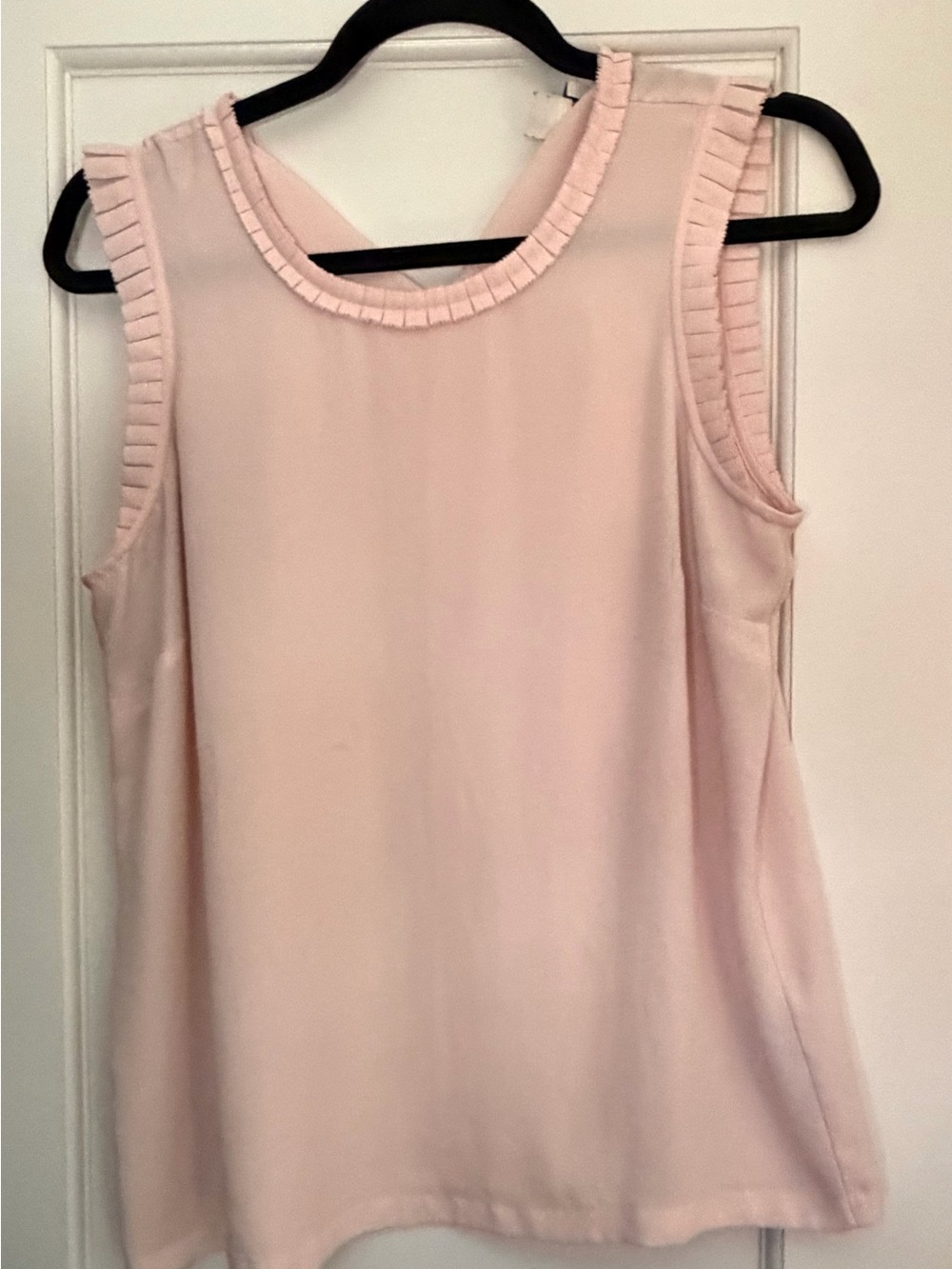 J crew sleeveless blouse